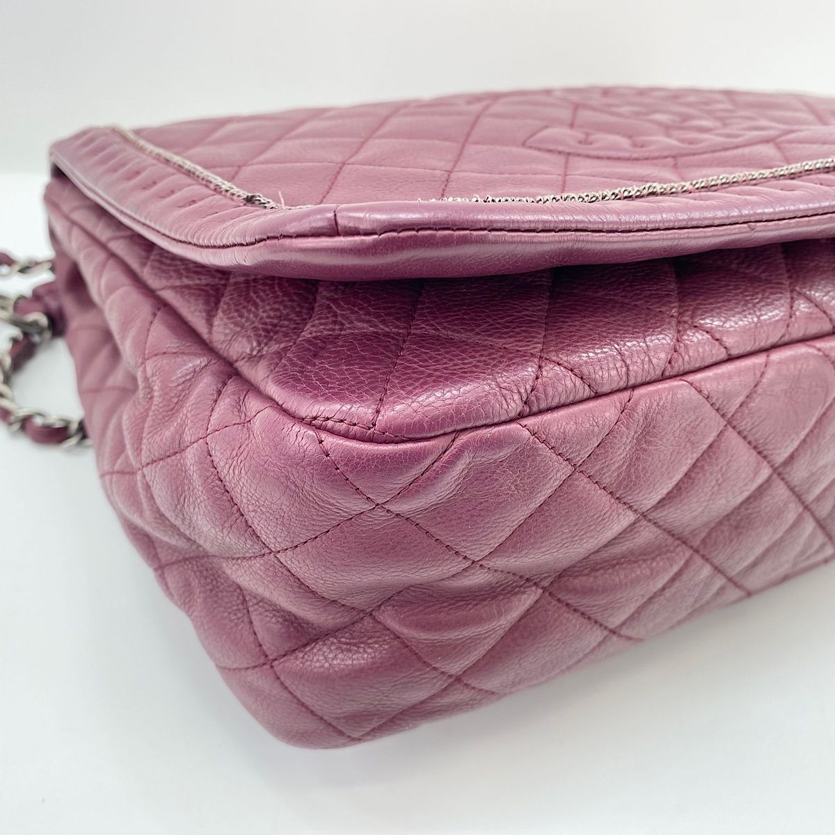 Chanel Handbag Quilted Burgundy — view 6