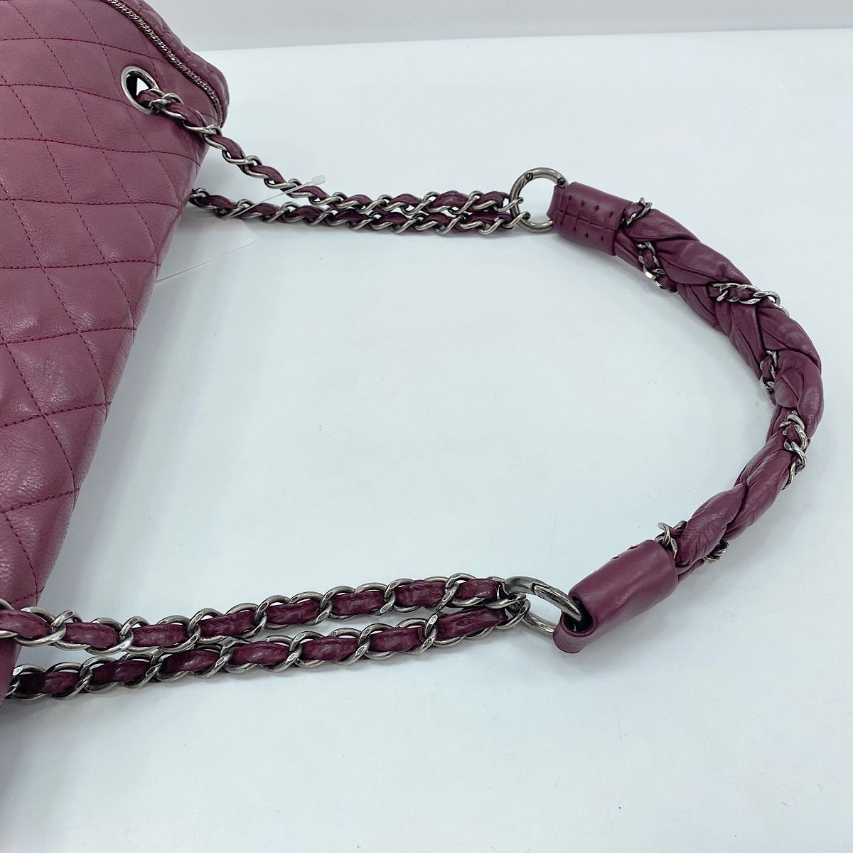 Chanel Handbag Quilted Burgundy — view 8