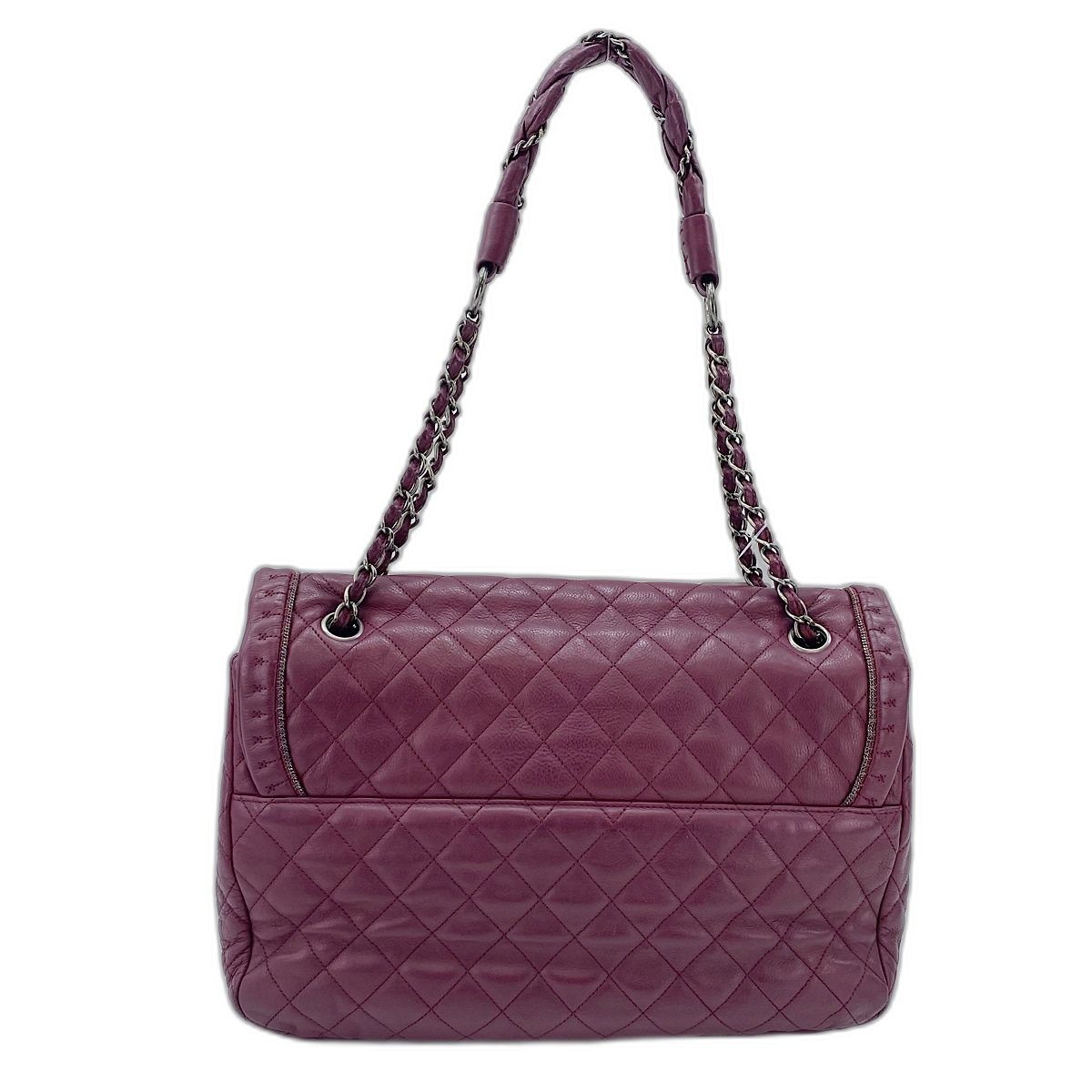 Chanel Handbag Quilted Burgundy — view 2
