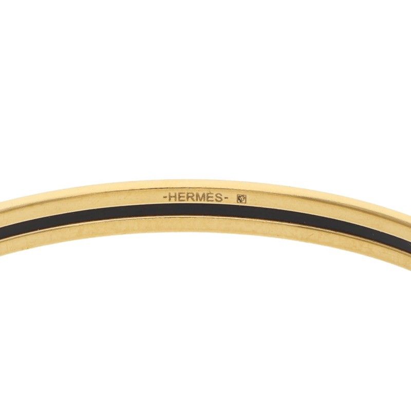 Hermes Enamel PM Bangle Bracelet — view 3