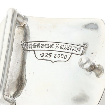 Chrome Hearts Buckle Mil Star Military Raised Silver Buckle Belt — view 3