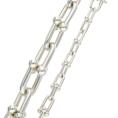 Tiffany & Co HardWear Graduated Link Silver Necklace — view 3