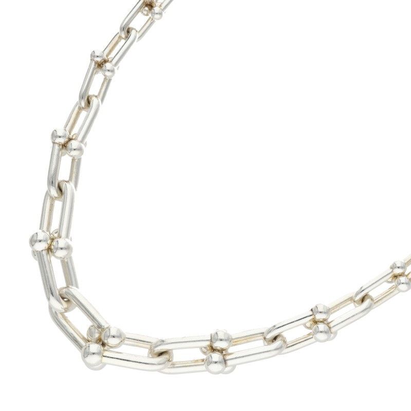 Tiffany & Co HardWear Graduated Link Silver Necklace