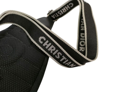 Dior Belt Bag Scarab Oblique Black Canvas Leather Silver — view 3