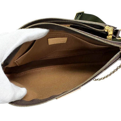 Louis Vuitton Monogram Multy Pochette Soir Pouch Shoulder Bag Khaki — view 5