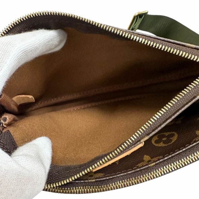 Louis Vuitton Monogram Multy Pochette Soir Pouch Shoulder Bag Khaki — view 4