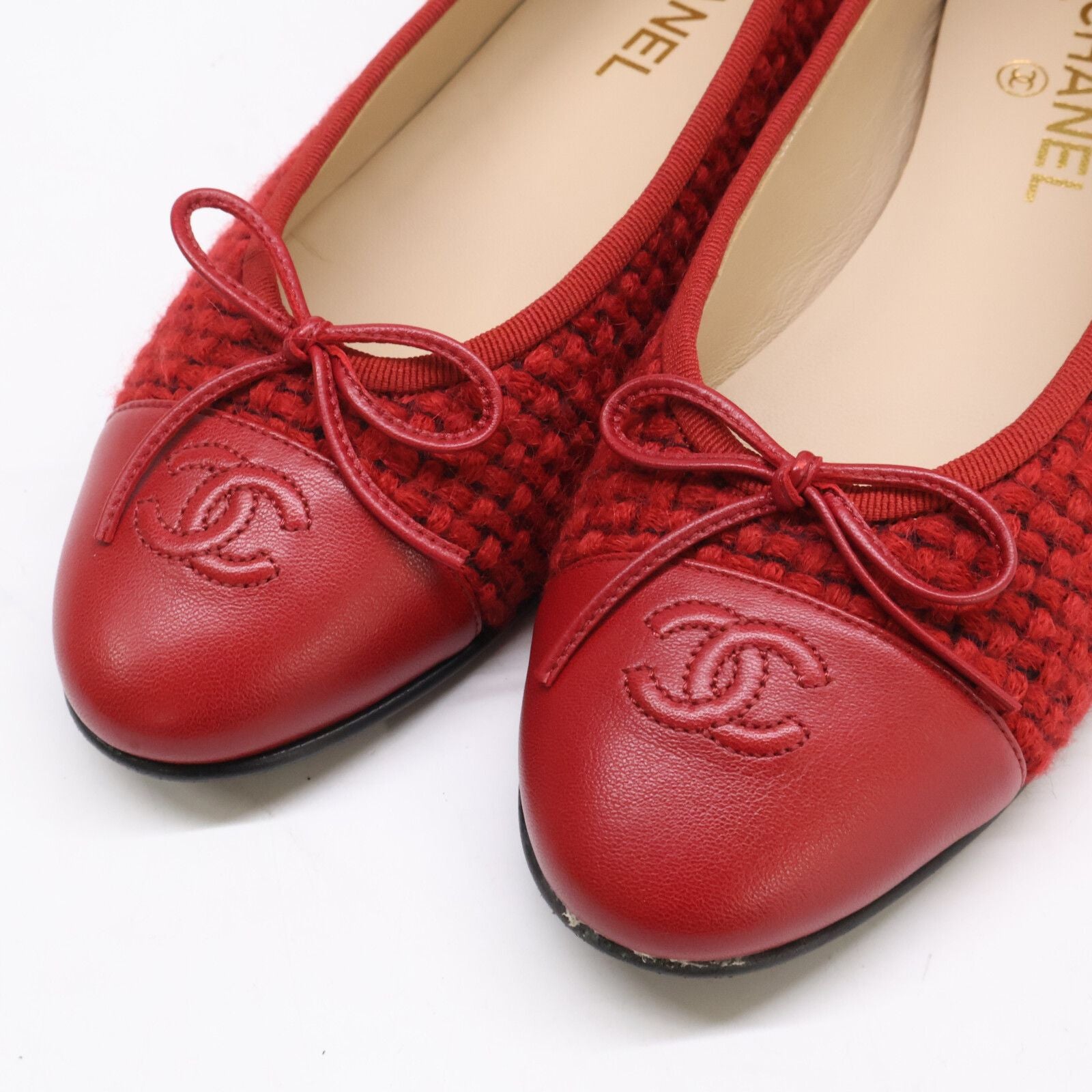 Chanel CC Logo Ballet Shoes — view 8