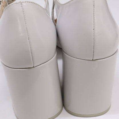 Prada Double Strap Chunky Heel Pumps — view 8