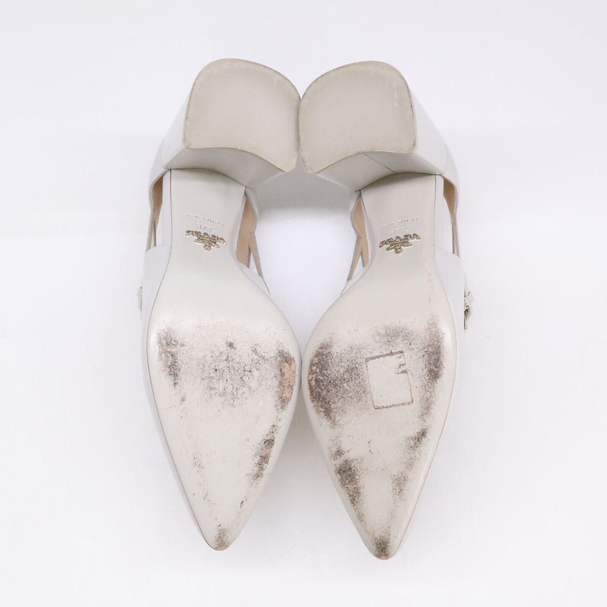 Prada Double Strap Chunky Heel Pumps — view 7