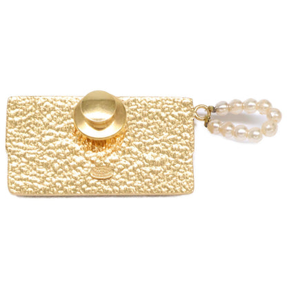 Chanel CC Logo Choco Bar Bag Motif Pearl Charm — view 6