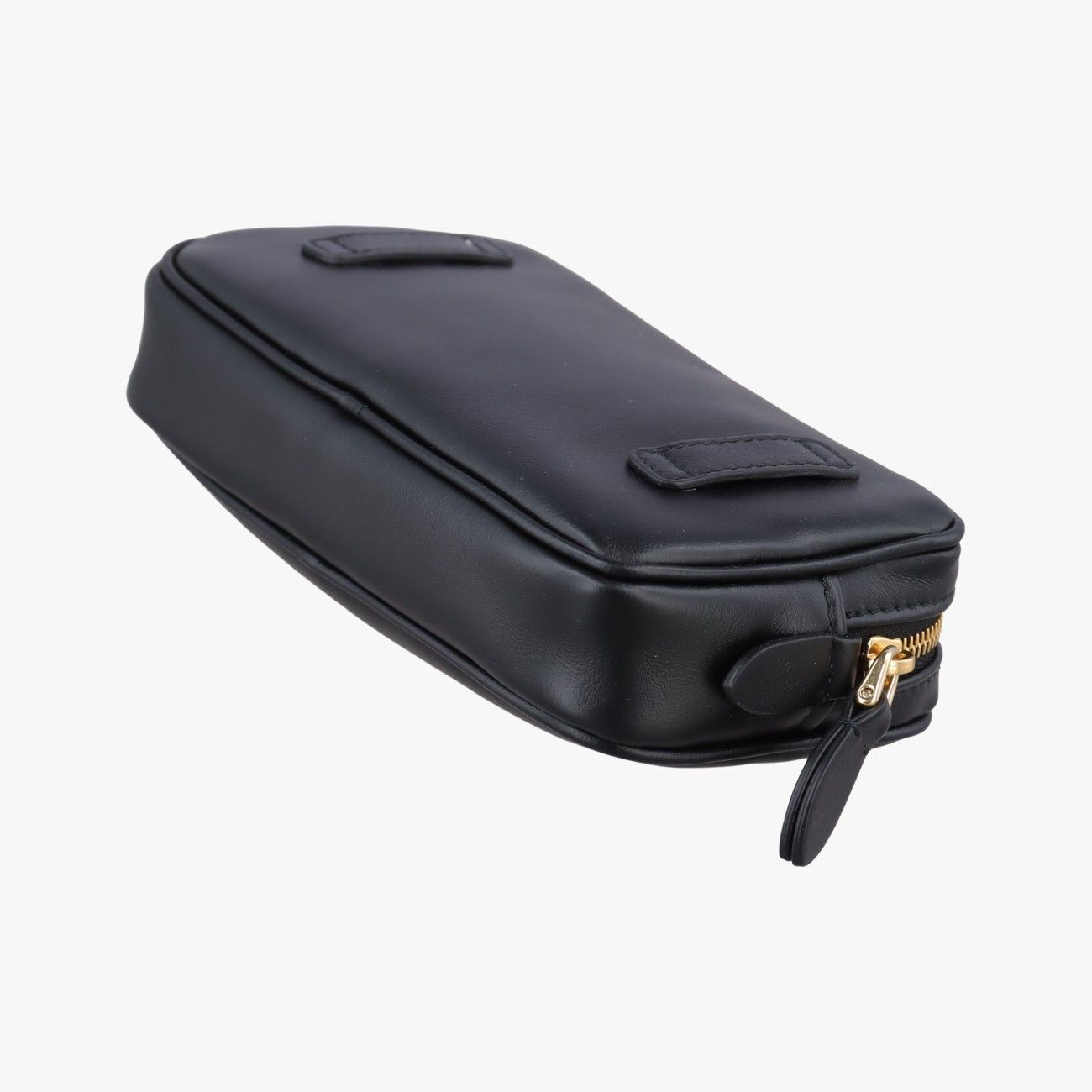 Miu Miu Logo Black Leather Handbag — view 6