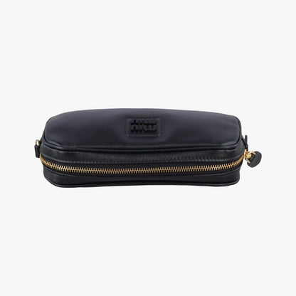 Miu Miu Logo Black Leather Handbag — view 8