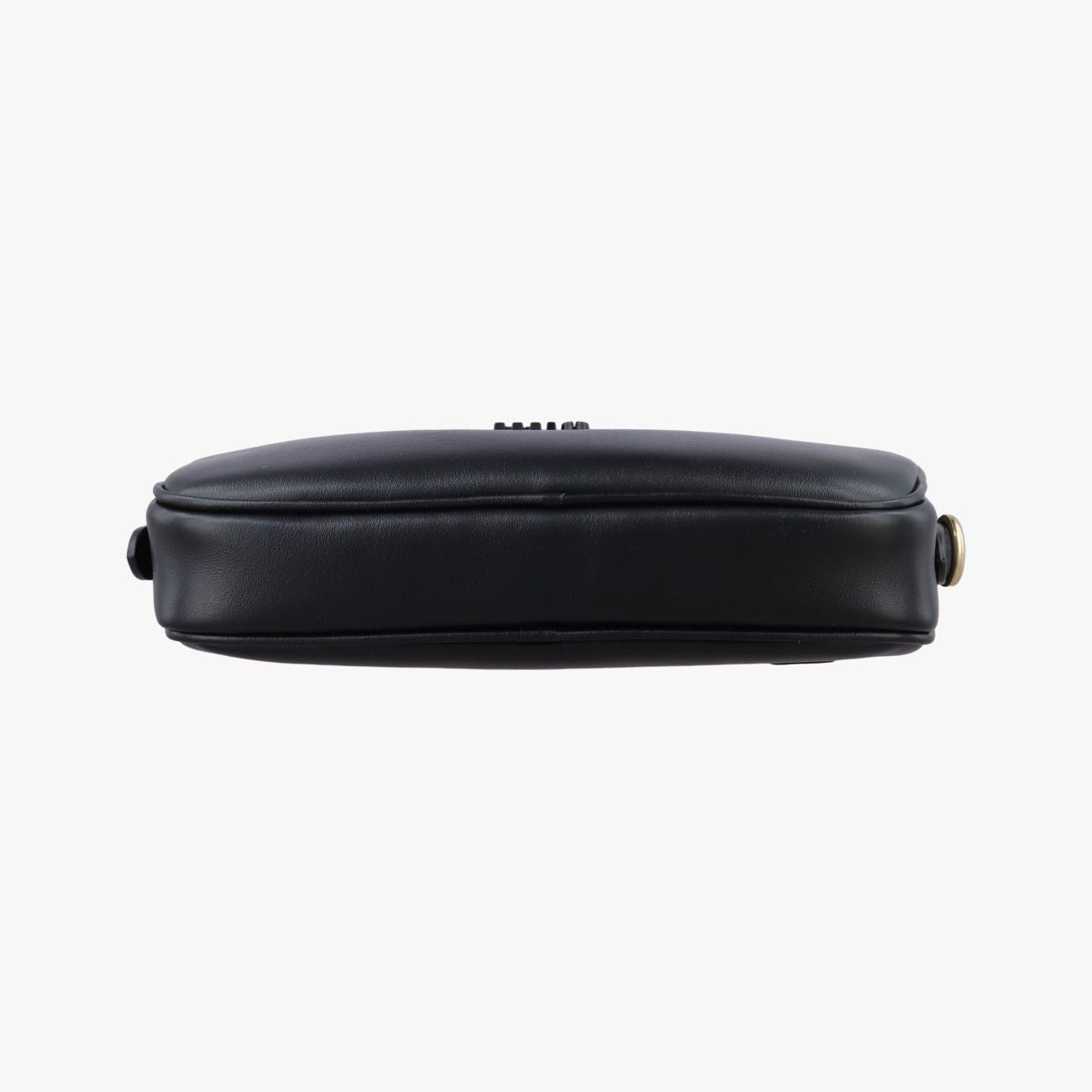 Miu Miu Logo Black Leather Handbag — view 3