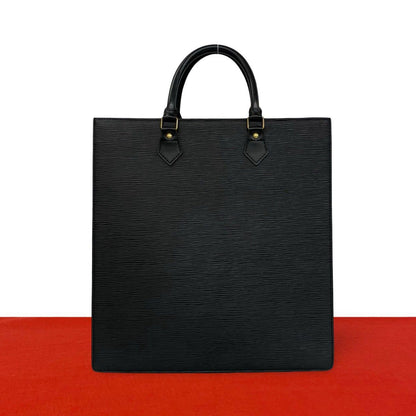 Louis Vuitton Vintage Sac Plat Epi Leather Tote Bag Business Noir