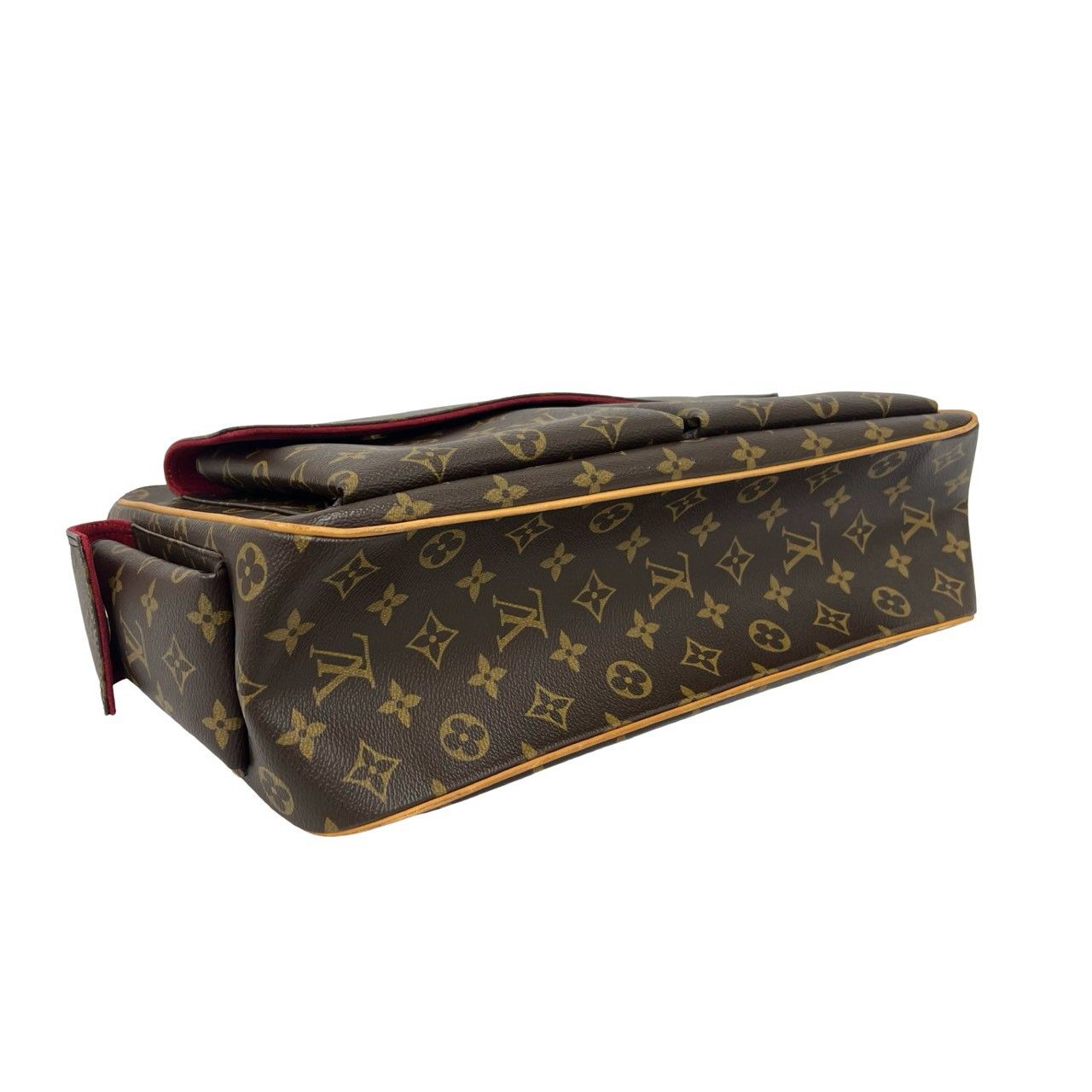 Louis Vuitton Multipuri City Monogram Leather Tote Shoulder Bag Brown — view 7