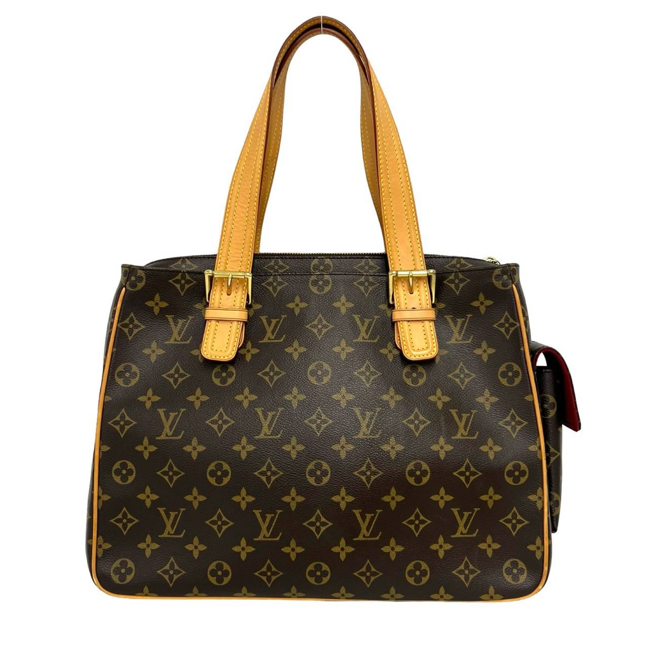 Louis Vuitton Multipuri City Monogram Leather Tote Shoulder Bag Brown — view 3