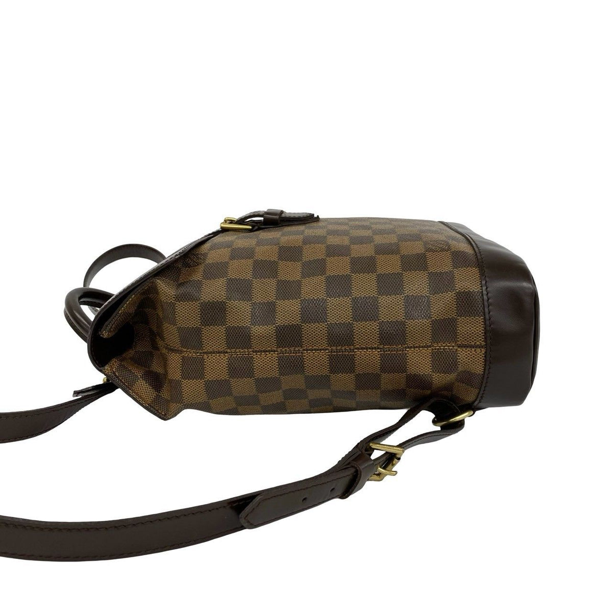 Louis Vuitton Soho Damier Leather Backpack Brown — view 5