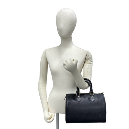 Louis Vuitton Vintage Speedy 25 Epi Leather Mini Boston Bag Noir — view 2