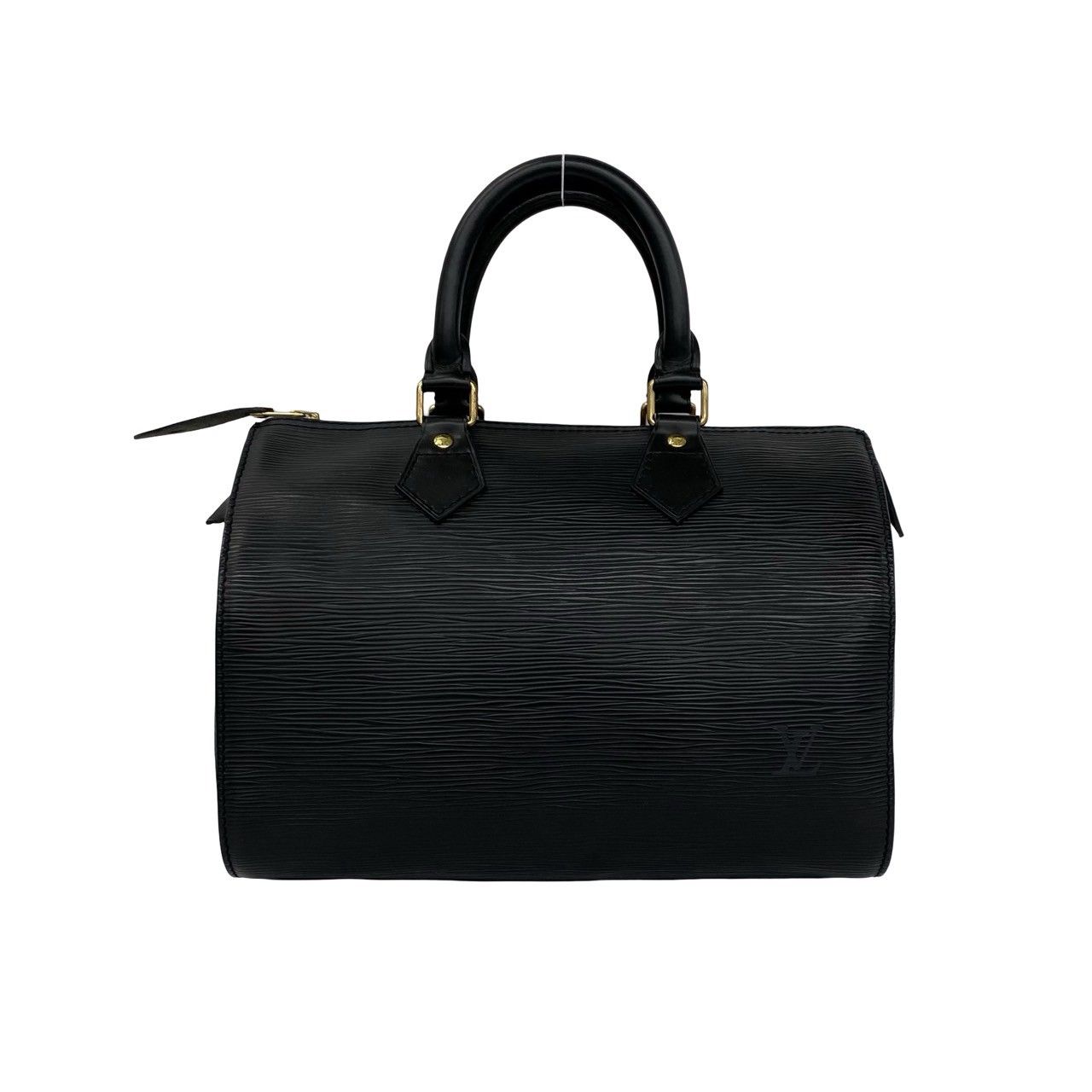 Louis Vuitton Vintage Speedy 25 Epi Leather Mini Boston Bag Noir — view 3