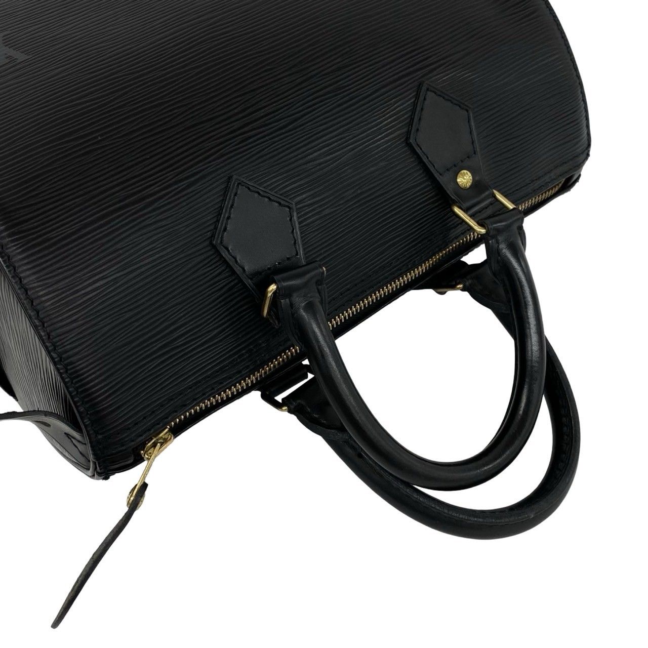 Louis Vuitton Vintage Speedy 25 Epi Leather Mini Boston Bag Noir — view 4