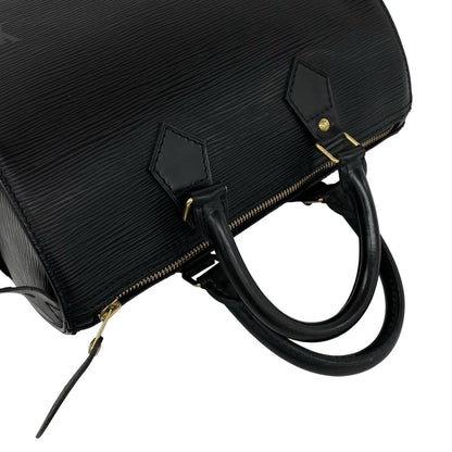 Louis Vuitton Vintage Speedy 25 Epi Leather Mini Boston Bag Noir — view 4