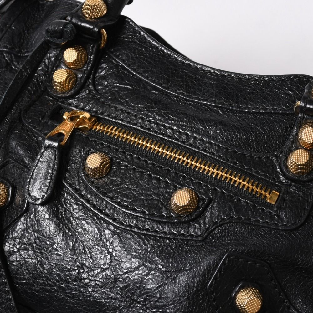Balenciaga le City Mini 2-Way Bag Black Gold — view 7
