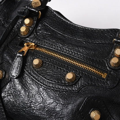 Balenciaga le City Mini 2-Way Bag Black Gold — view 7