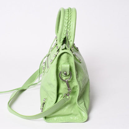 Balenciaga le City Medium 2-Way Shoulder Bag Arena Lambskin — view 4
