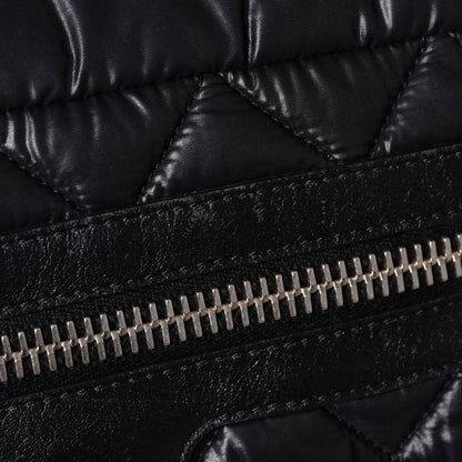Chanel Coco Cocoon Shoulder Bag CC Logo Nylon Black Silver Quilted — view 7