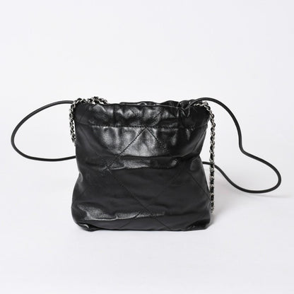 Chanel 22 Mini Bag 2-Way Stand Black Silver — view 2