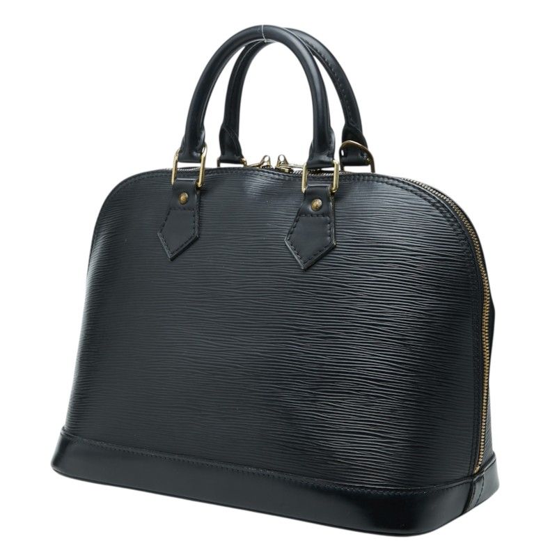 Louis Vuitton Epi Alma Handbag Noir Black Leather — view 2