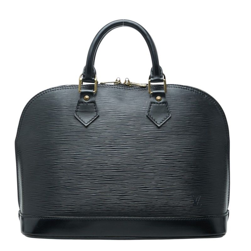 Louis Vuitton Epi Alma Handbag Noir Black Leather