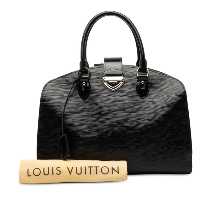 Louis Vuitton Epi Pont Neuf GM Handbag Noir Black Leather — view 7