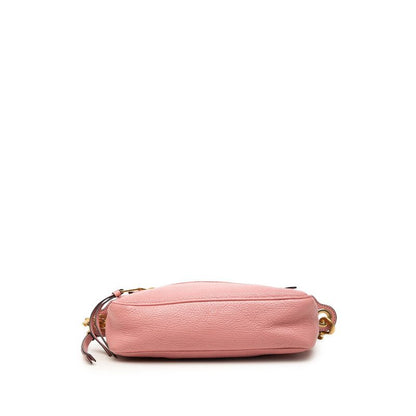 Miu Miu Madras Crossbody Shoulder Bag Pink Leather — view 3