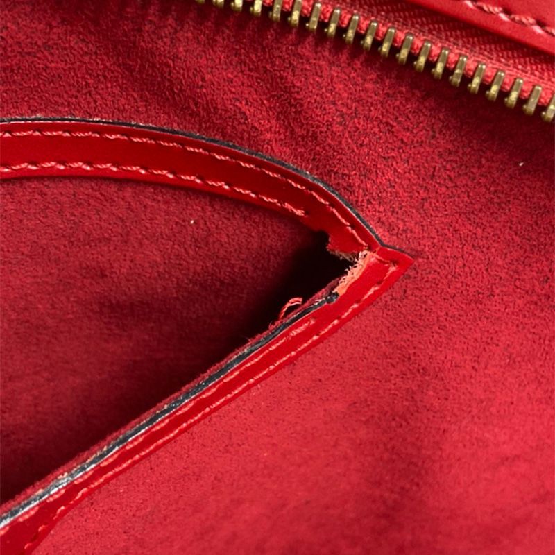 Louis Vuitton Epi Saint Jacques Shoulder Bag Castilian Red Leather — view 6
