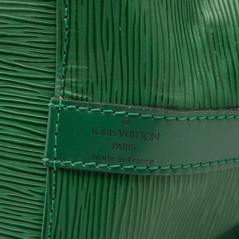 Louis Vuitton Epi Petit Noet Shoulder Bag Bicolor Green Red Leather — view 5