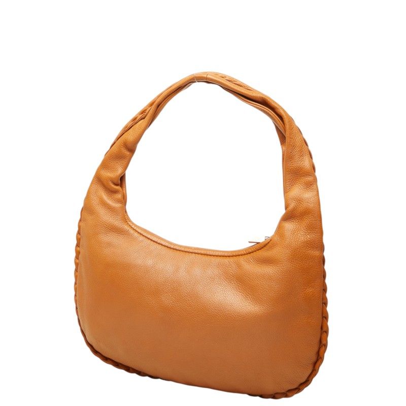 Bottega Veneta Intrecciato Handbag Brown Leather — view 2