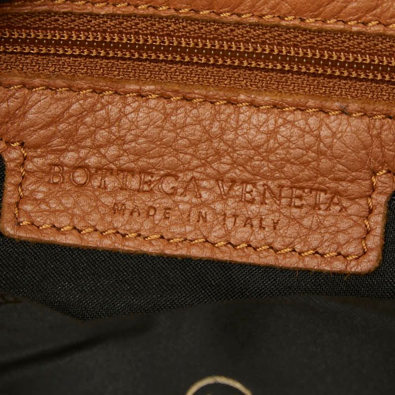 Bottega Veneta Intrecciato Handbag Brown Leather — view 7