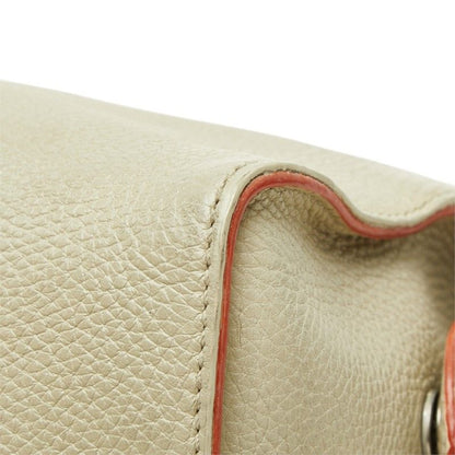 Fendi Selleria Ray Shoulder Bag Gray Beige Leather — view 4