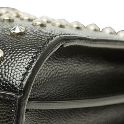 Saint Laurent Sac de Jour Nano Studs 2-Way Shoulder Bag Black Leather — view 4