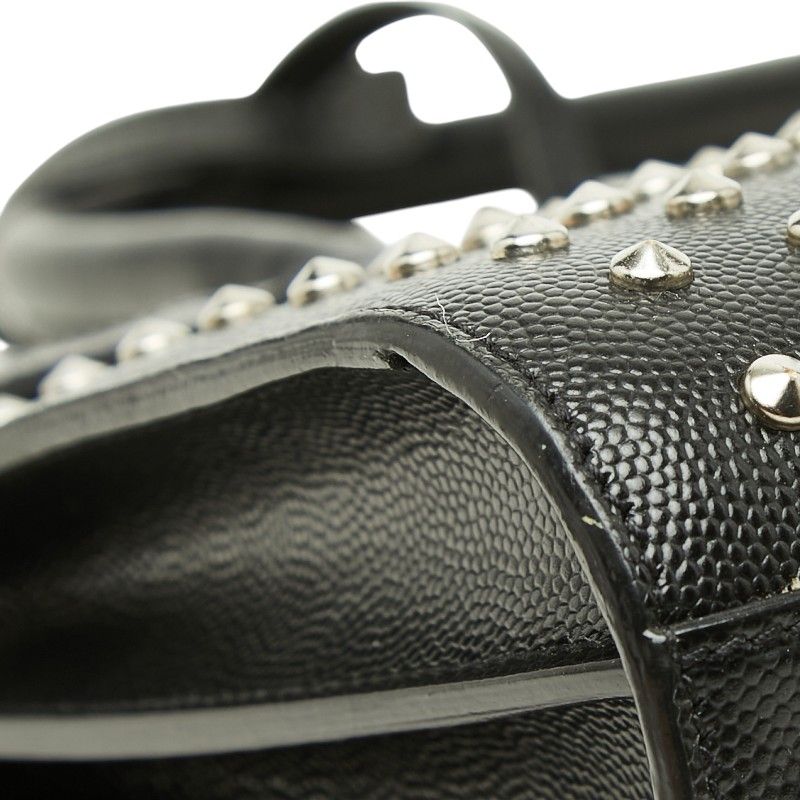 Saint Laurent Sac de Jour Nano Studs 2-Way Shoulder Bag Black Leather — view 5