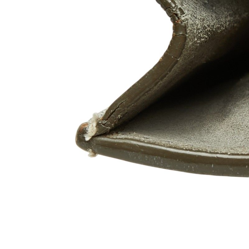 Miu Miu Madras Shoulder Bag Gray Ivory Leather — view 8