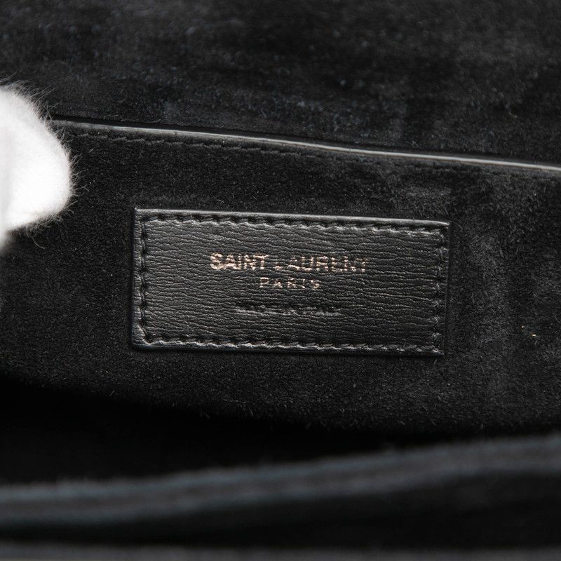 Saint Laurent Belle Chasse 2-Way Shoulder Bag Black Leather — view 5