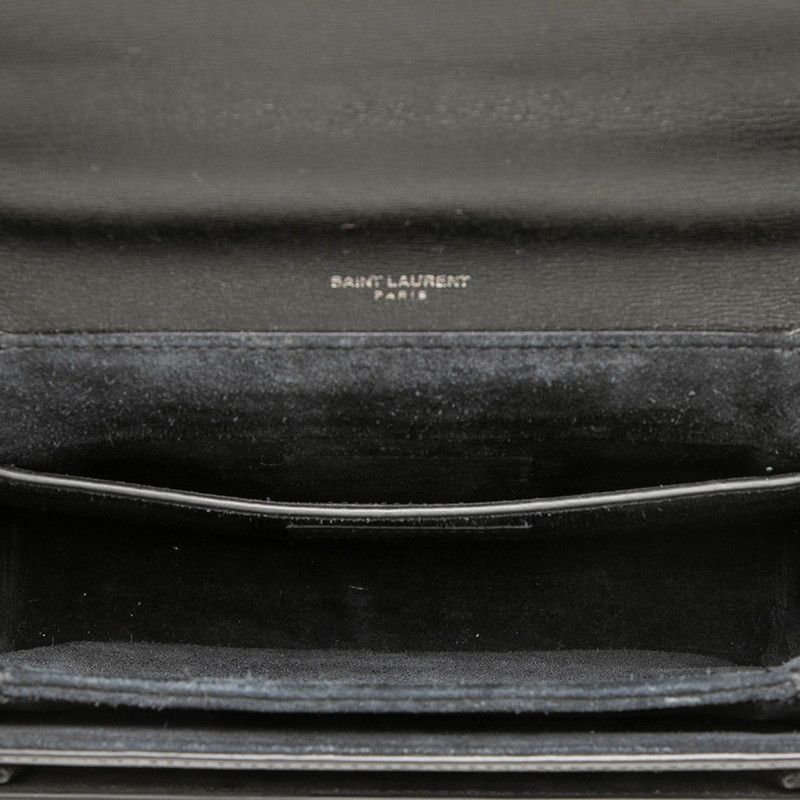 Saint Laurent Belle Chasse 2-Way Shoulder Bag Black Leather — view 4