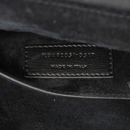 Saint Laurent Belle Chasse 2-Way Shoulder Bag Black Leather — view 6