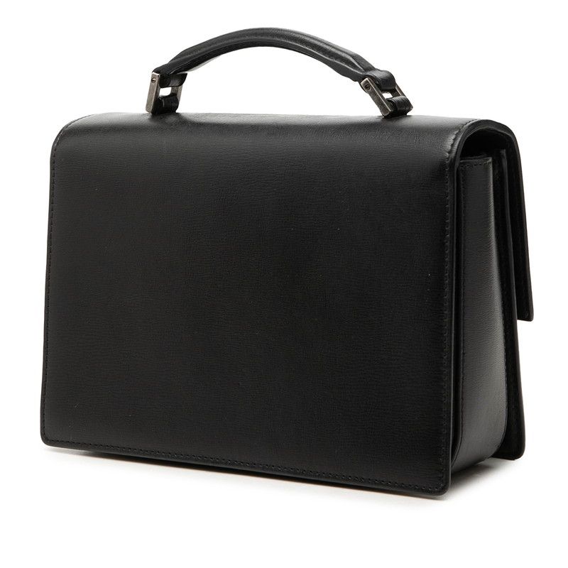 Saint Laurent Belle Chasse 2-Way Shoulder Bag Black Leather — view 2