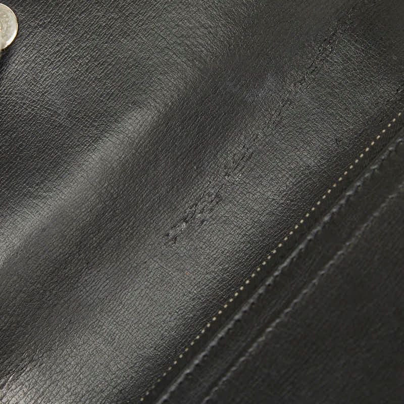 Saint Laurent Cassandra Sunset YSL Logo Chain Shoulder Bag Black Silver Leather — view 8