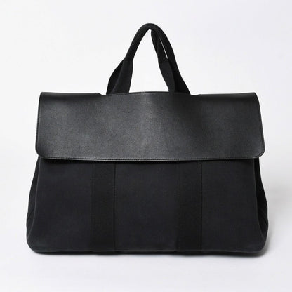 Hermes Handbag Valparaiso MM Tote Black Silver — view 2