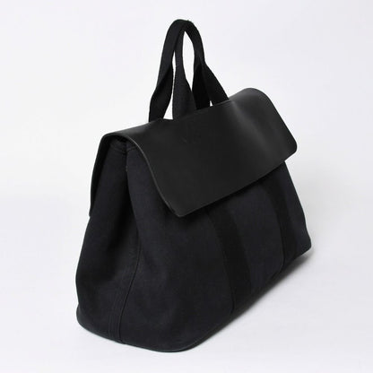 Hermes Handbag Valparaiso MM Tote Black Silver — view 4