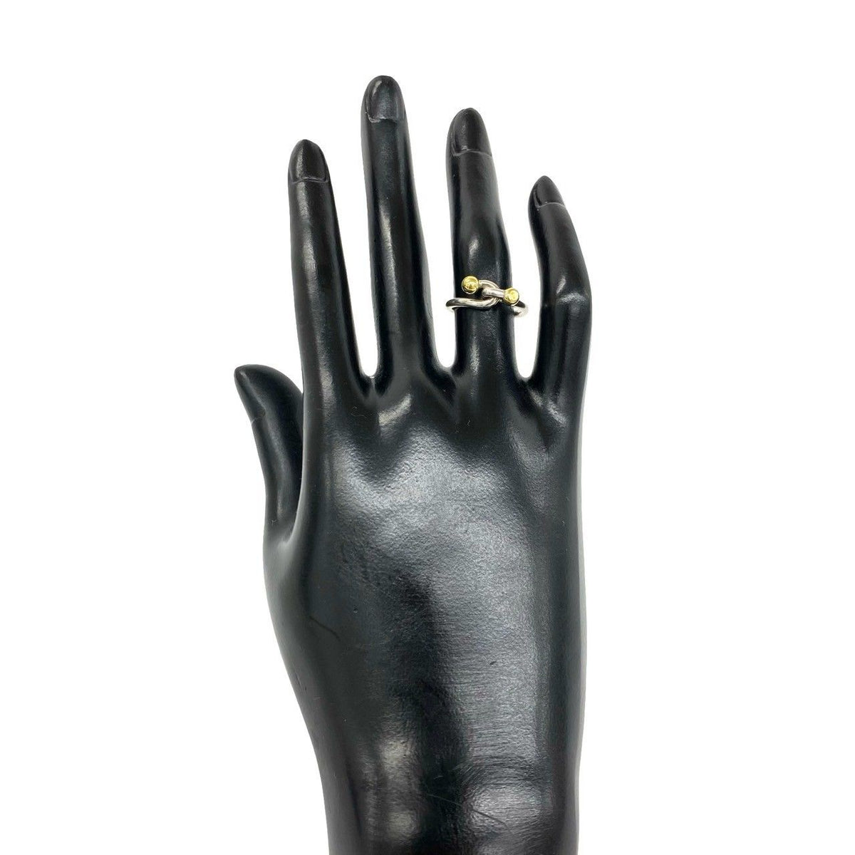 Tiffany & Co Vintage Hook Eye Ring Silver No Gold — view 2